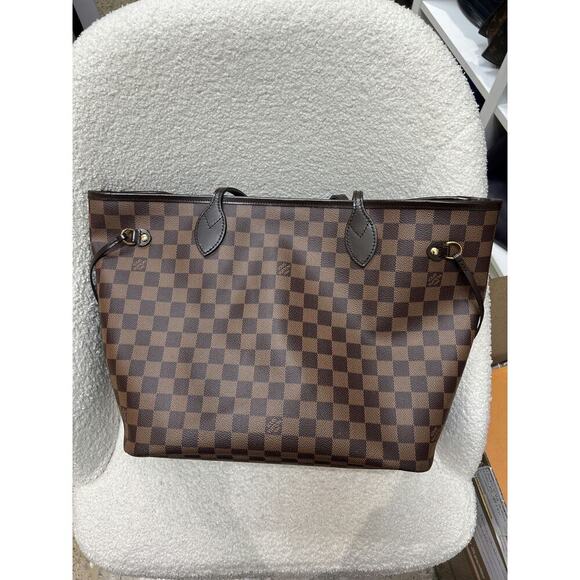 Louis Vuitton Neverfull MM Damier Ebene Tote Bag - Like New with Dustbag